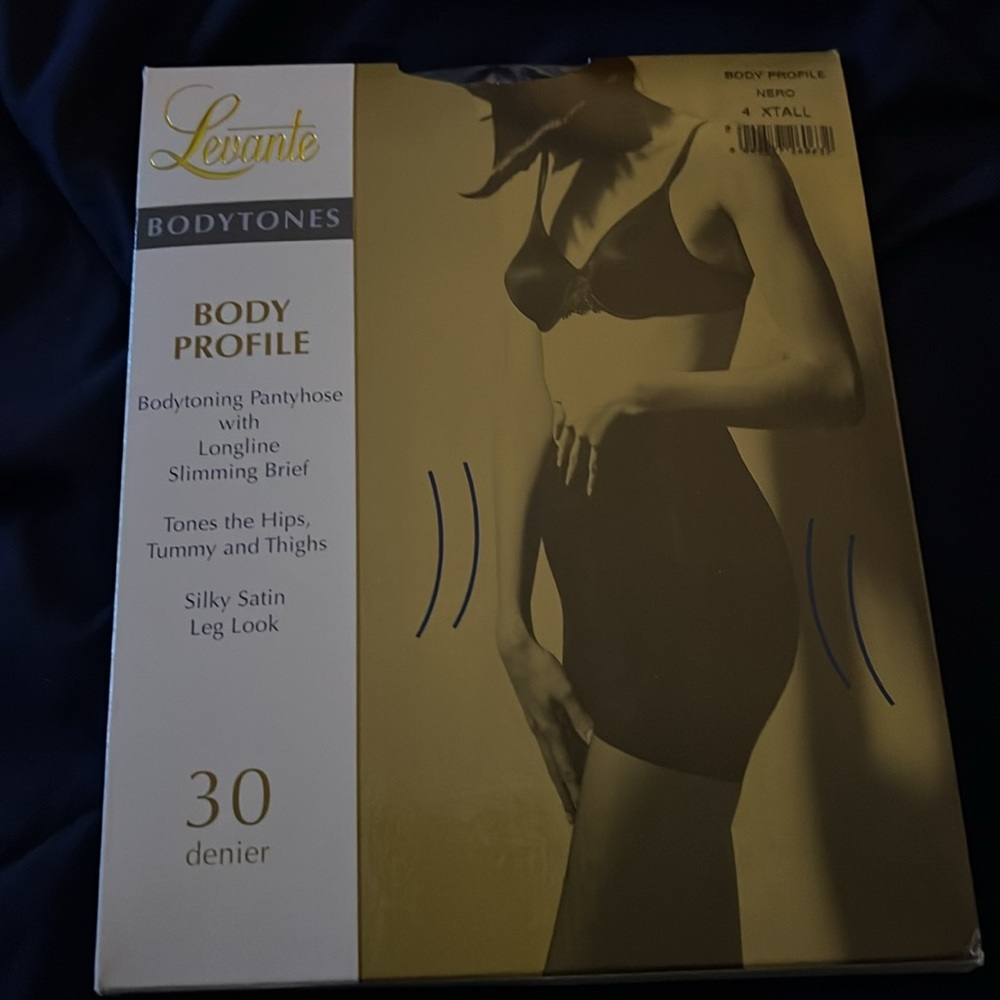 set of 4 brand Levante body profile bodytoning pantyhose longline slimming brief